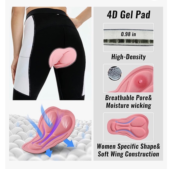 Nice Win Padded Thermal Fleece Cycling Leggings #32 - Picture 2 of 8